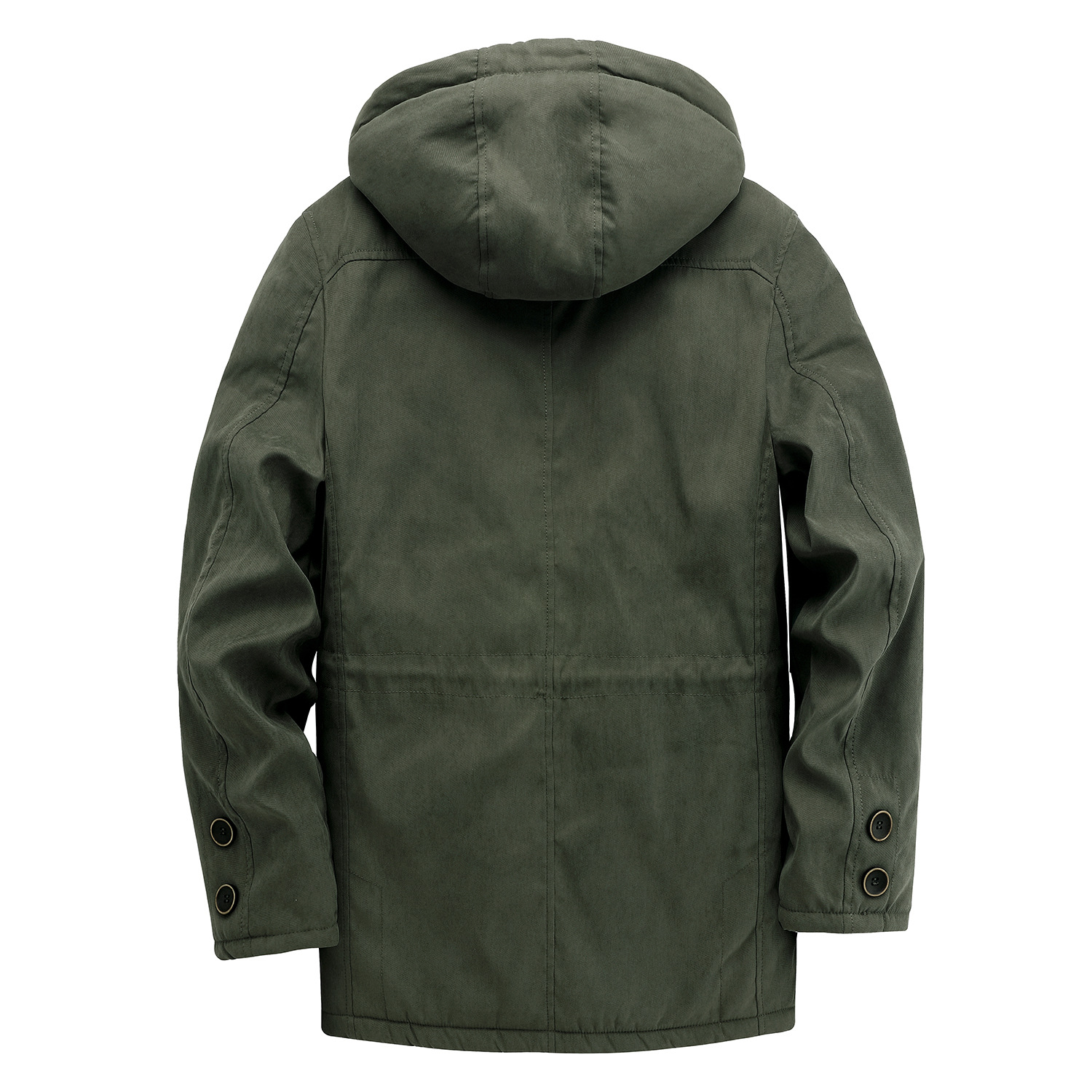 Men's Thick Coat Solid Color Plus Size Jacket