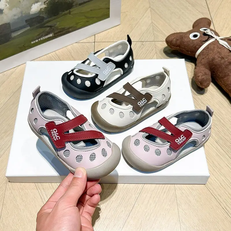 Breathable Board Shoes, Children's Sandals, Girls' Kindergarten Indoor Shoes, Soft Soled Baby Shoes