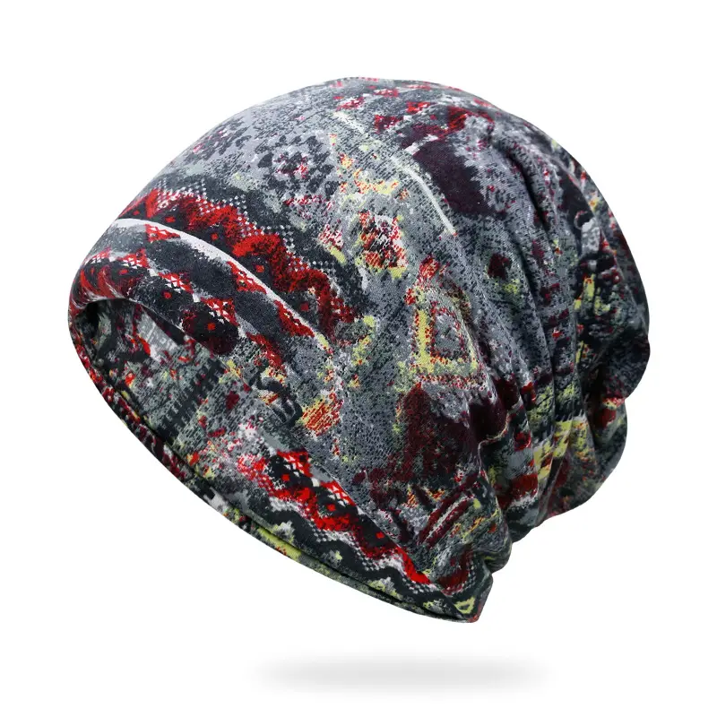 Fashion Men's And Women's Fashion Owl Print Riding Bib Hat Dual-use