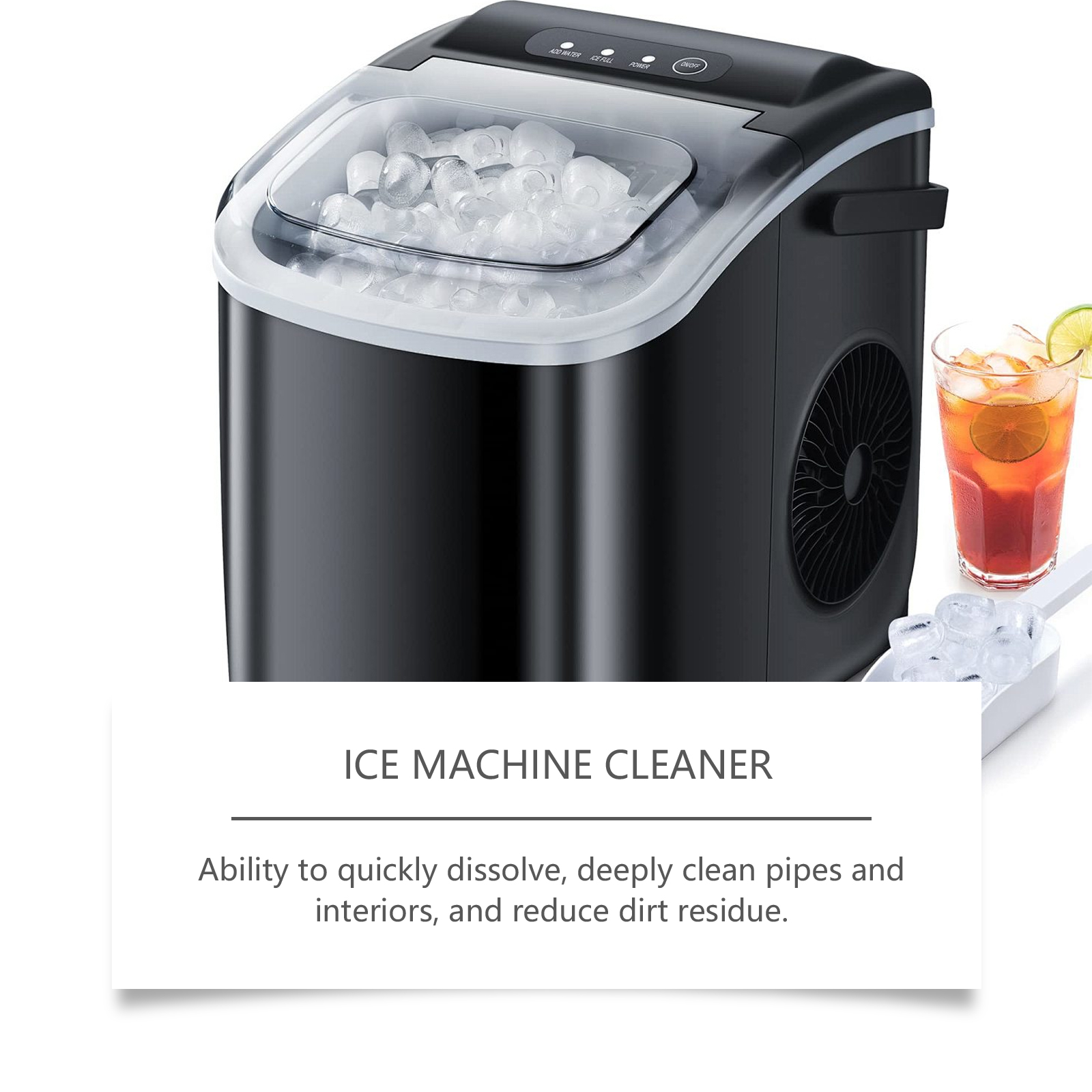 Household Convenient, Gentle Cleaning, Descaling, Deodorization, Daily Care, Ice Making Machine image 4