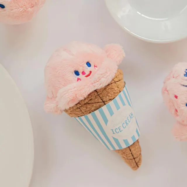 Pets Can Smell And Make Sounds To Relieve Boredom By Grinding Their Teeth. Paper Dogs And Cats Hide Ice Cream Toys Pink - Shop at LoveMi