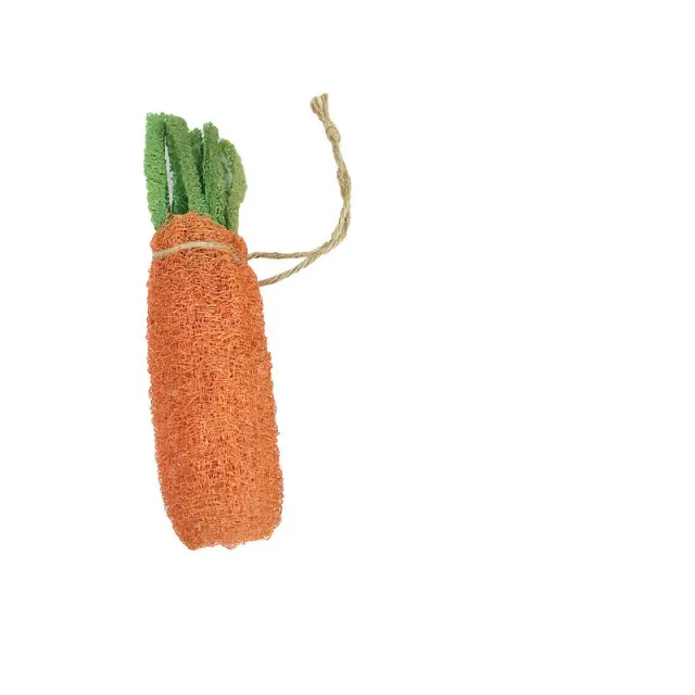 Hamster Toys Rabbit Molar Supplies Carrots Loofah Carrots 20Cm - Shop at LoveMi