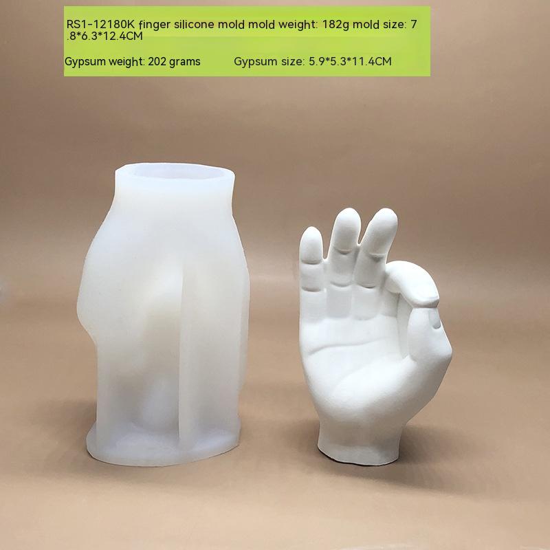 Candle Mould Diy Aromatherapy Gypsum Epoxy Decoration Mold - 5