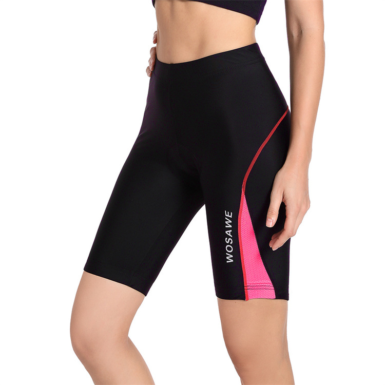 Summer Mountain Bike Cycling Middle Pants Sweat-absorbent Breathable Bicycle Shorts Silica Gel Pad Women