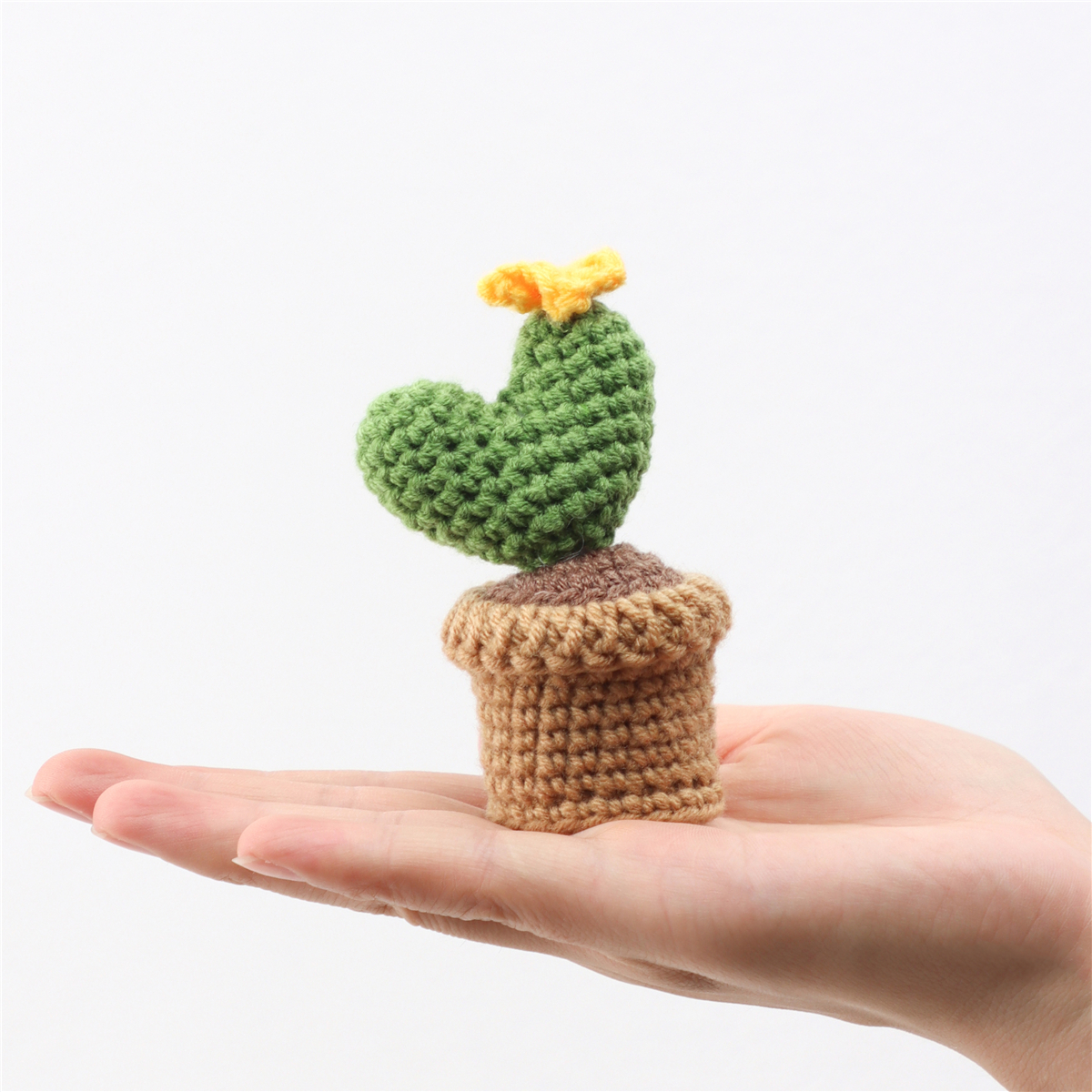 Crochet Cactus Potted Ornament Set, picture 4 of 5