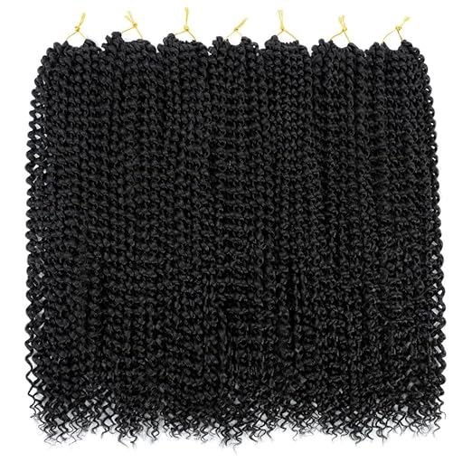 Water Wave Crochet Braiding Hair LongBohemian Curly Style Suitable For... 5