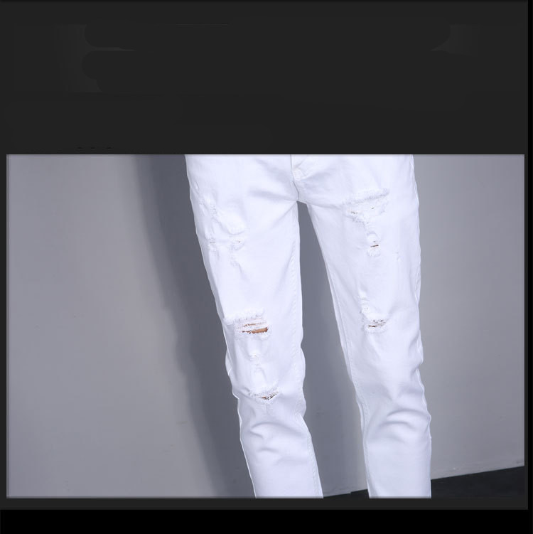 Title 4, Slim Fit stretchy voeten witte casual jeugdjeans