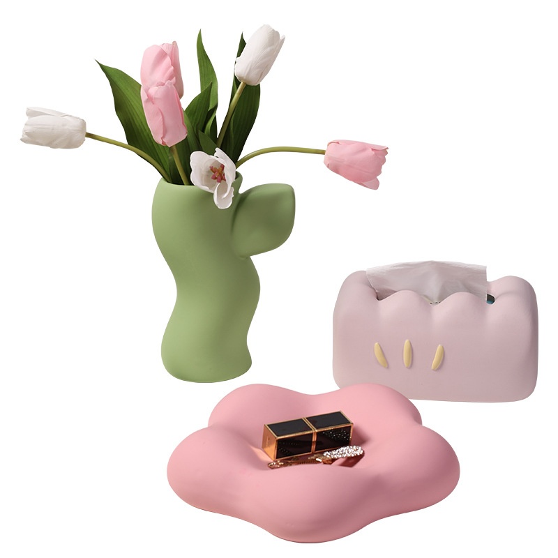 Cream Style Household Dining Table Tissue Box - Image 8