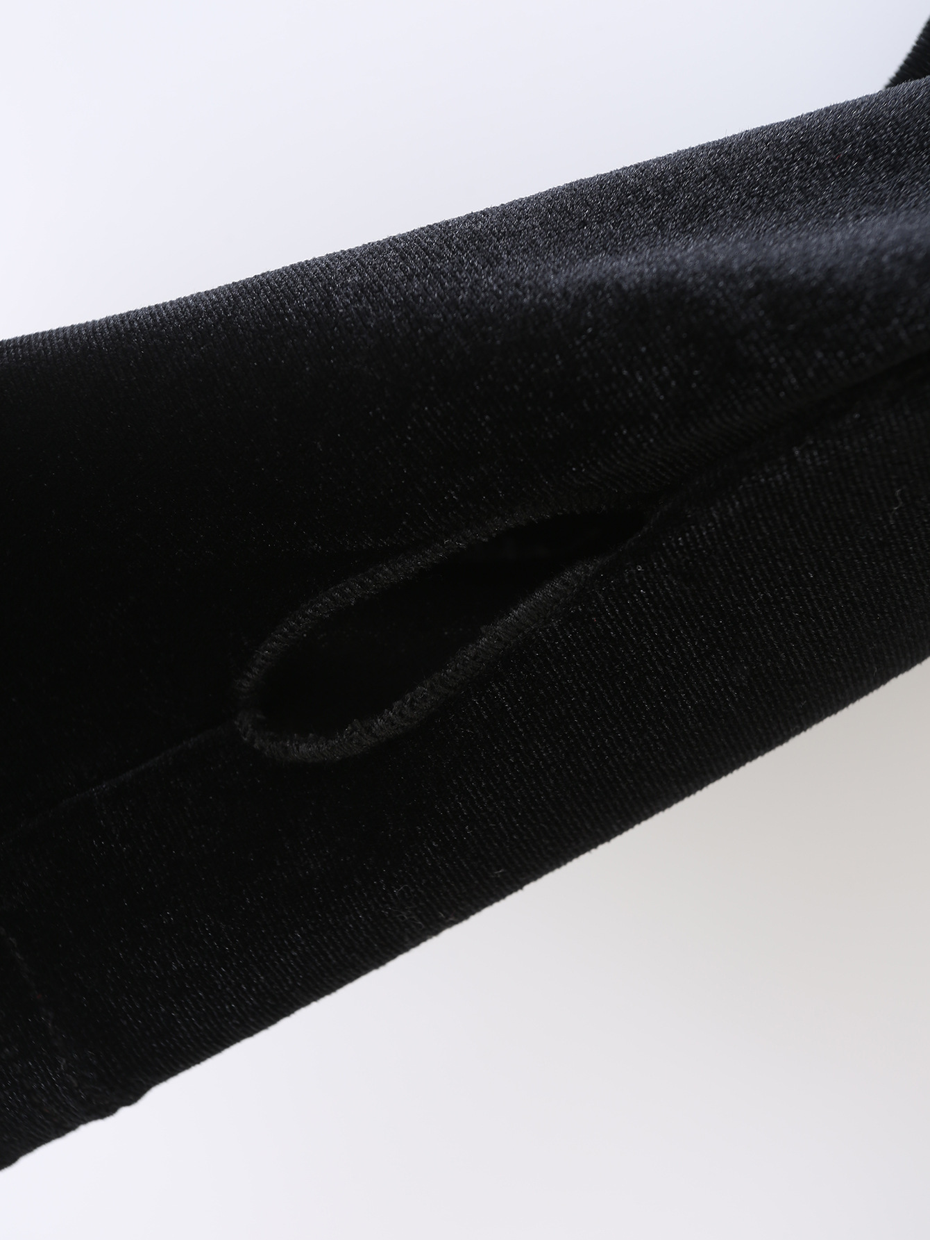 Women's Slim Fitting Velvet Hooded Jumpsuit - Image 2