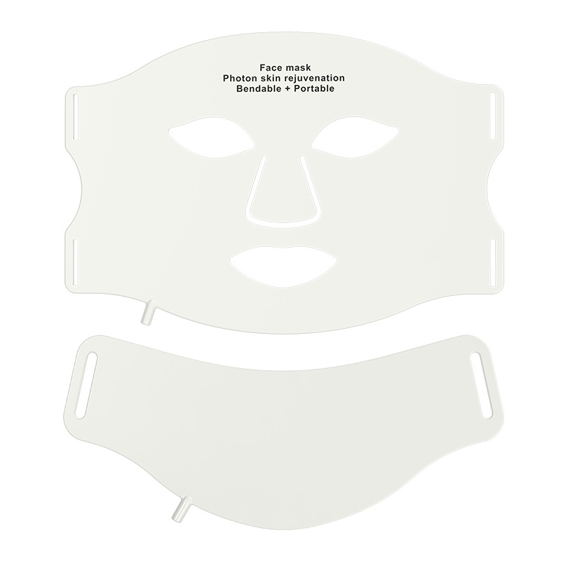 New Silicone Facial Mask Device, Household LED Photon Skin Care Mask, Infrared Color Light Beauty Instrument, Skin Rejuvenation Photon Beauty Mask — foto 11