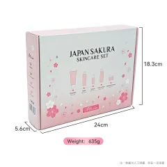 Facial Skin Care Set Face & Body Whitening Moisturizing Exfoliating Cleanser Toner Lotion Eye Cream Serum Skin Care Set - 5Pcs - View 1