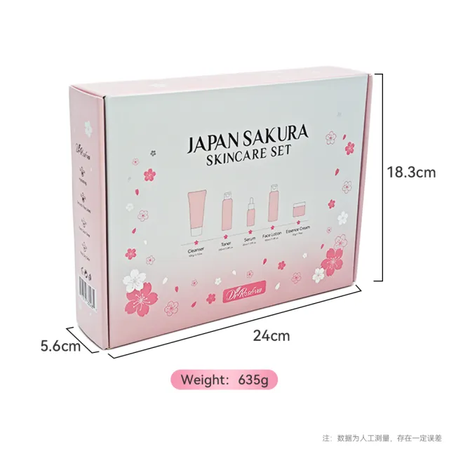 Facial Skin Care Set Face & Body Whitening Moisturizing Exfoliating Cleanser Toner Lotion Eye Cream Serum Skin Care Set 5Pcs - Shop at LoveMi
