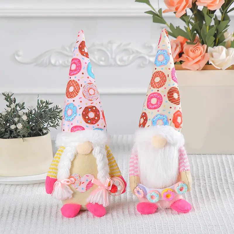 Christmas Decorations Donut Doll Pointed Hat Dwarf