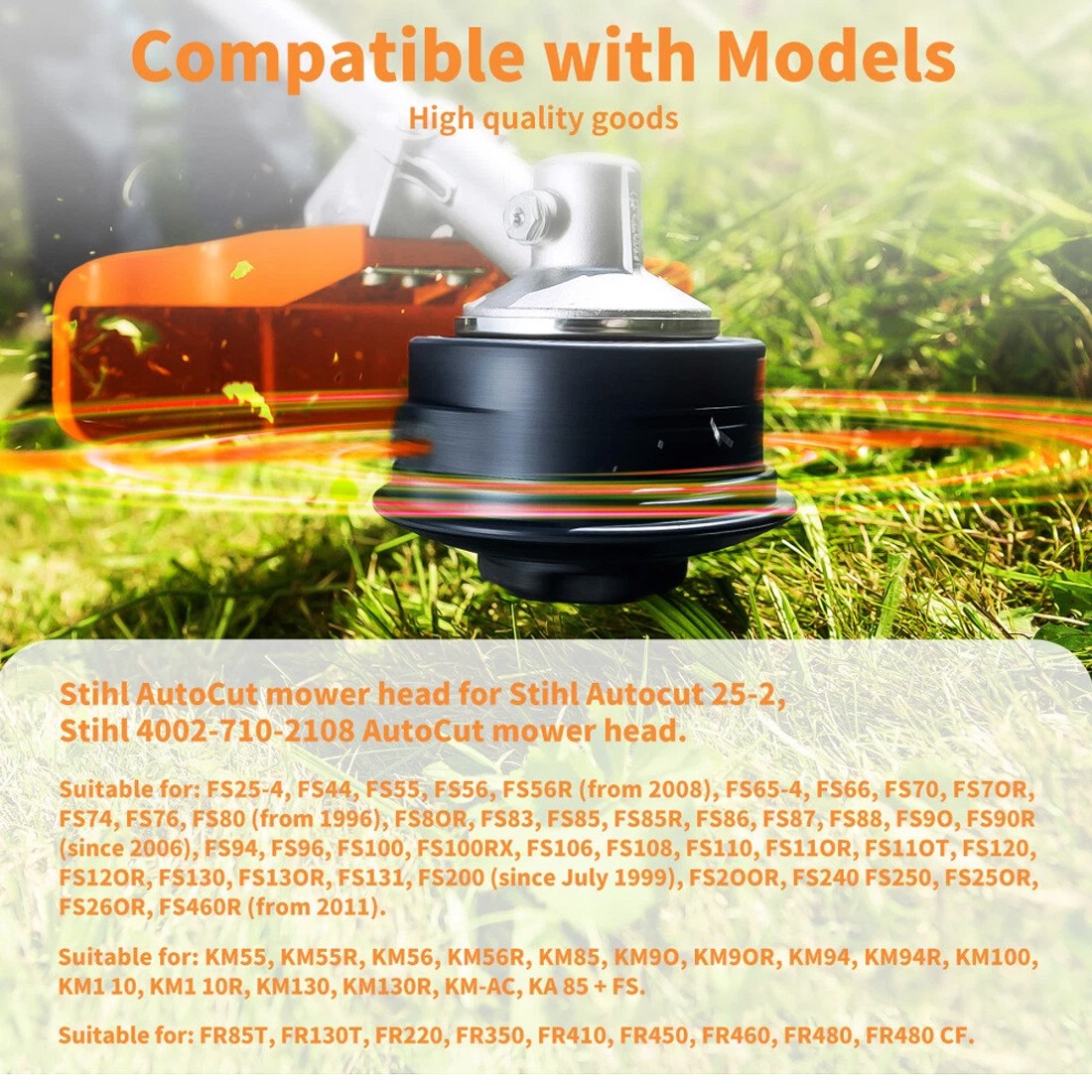 2Pcs For Stihl Autocut 25-2 Bump Feed Petrol Strimmer Trimmer Head 4002 710 2191 — image 10
