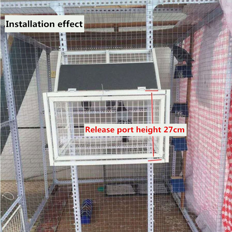Pigeon Loft Door Removable Trap Door 4 Inlet Pigeon Entry