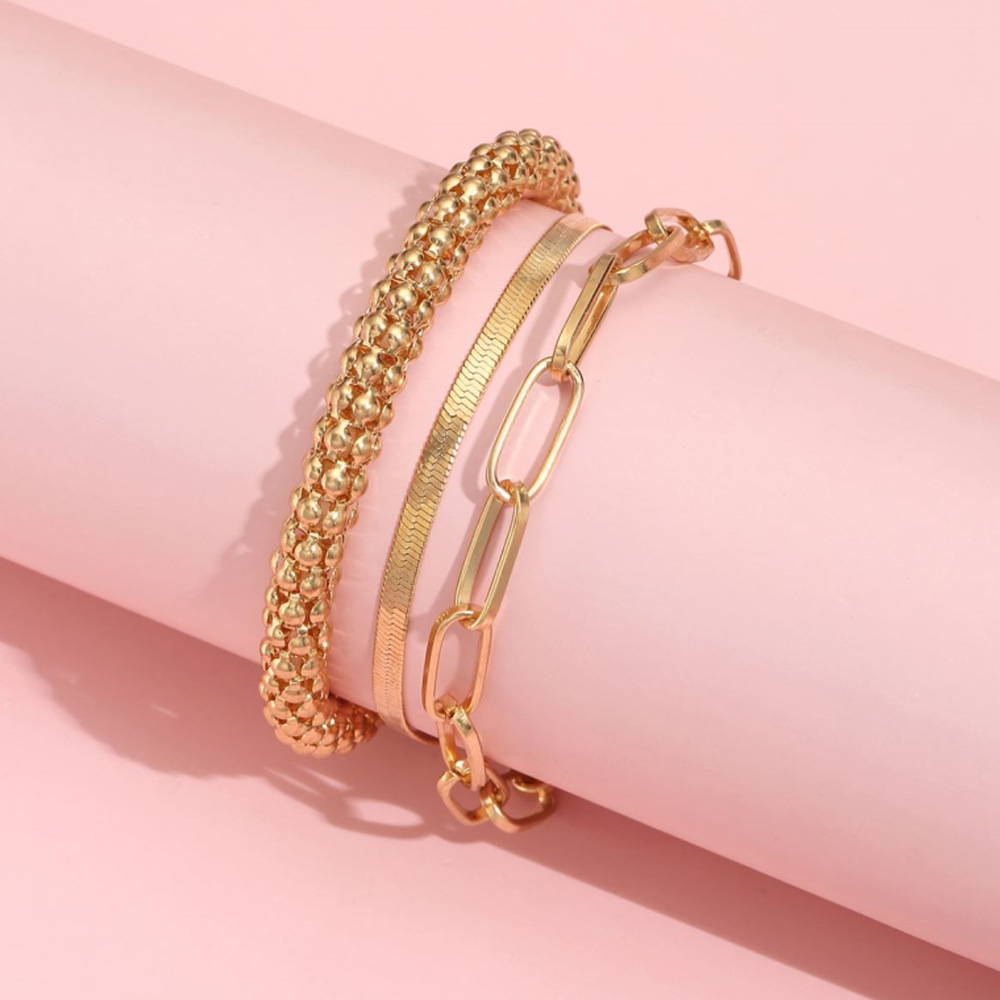 Personalized Fashion Hollow Metal Snake Chain Bracelet