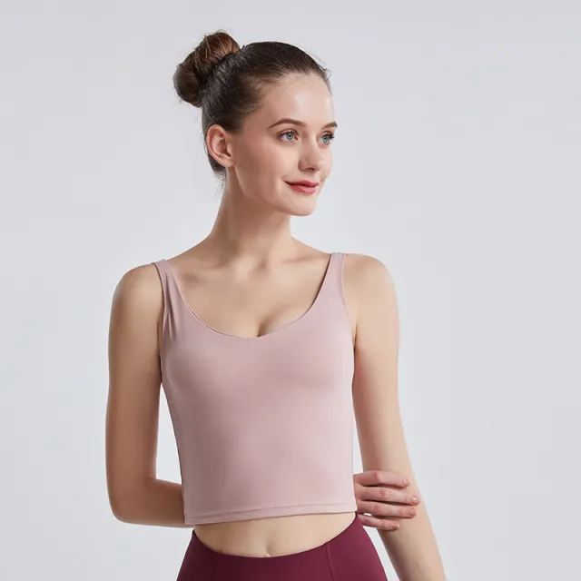 U shaped Beautiful Back Running Shockproof Yoga Underwear Bean Paste Powder L - Shop at LoveMi