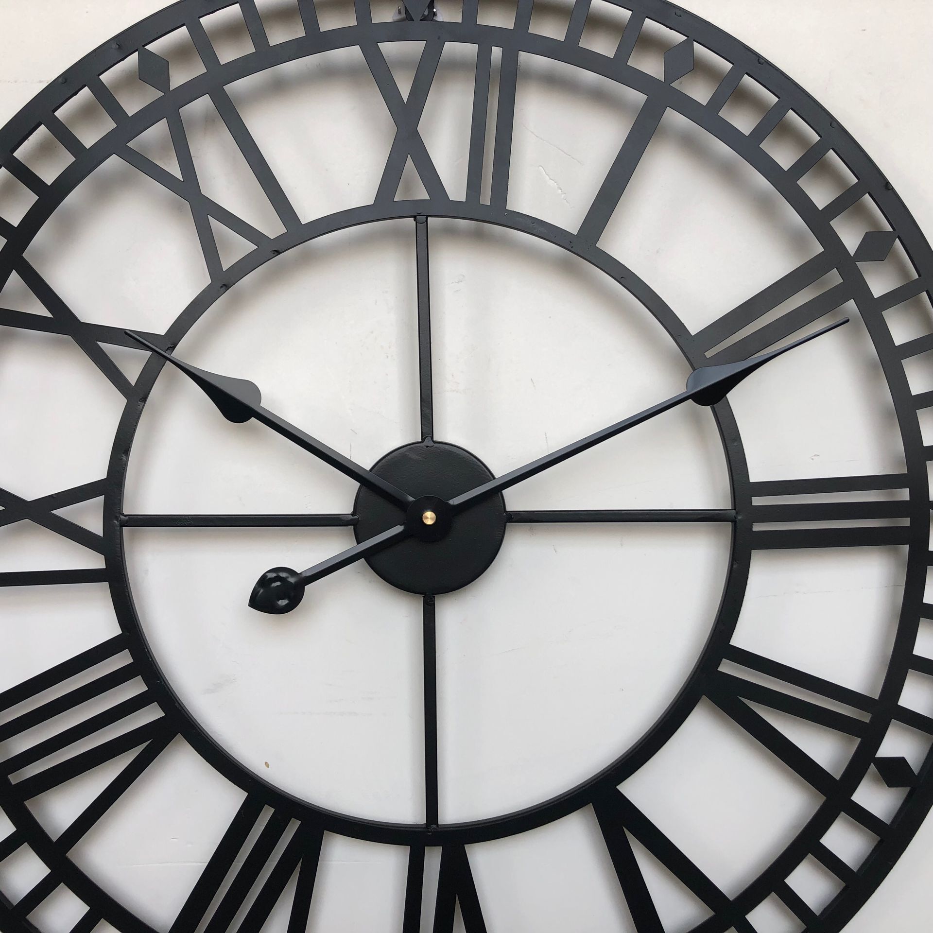 Wrought Iron Wall Clock, Quartz, picture 4 of 4