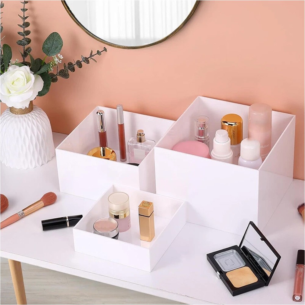 4PCS4pcs Acrylic Buffet Riser Food Display Dessert Cake Stand Stackable Box — image 5