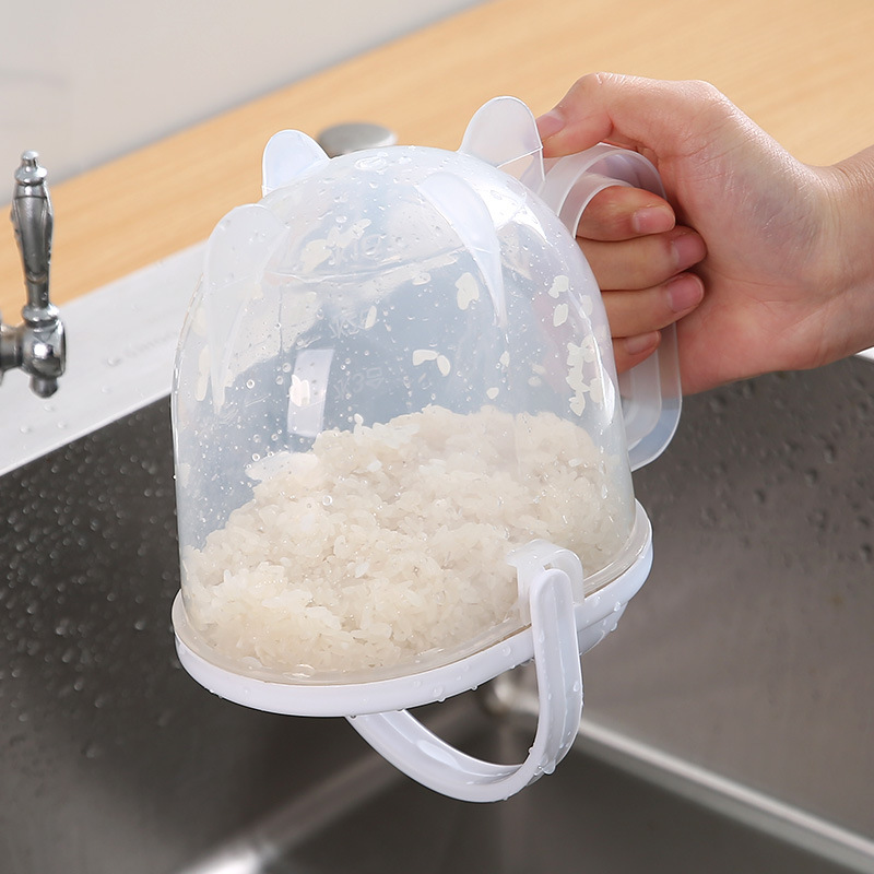 Title 2, Plastic Basket With Drain Flushing Rice Cleaning