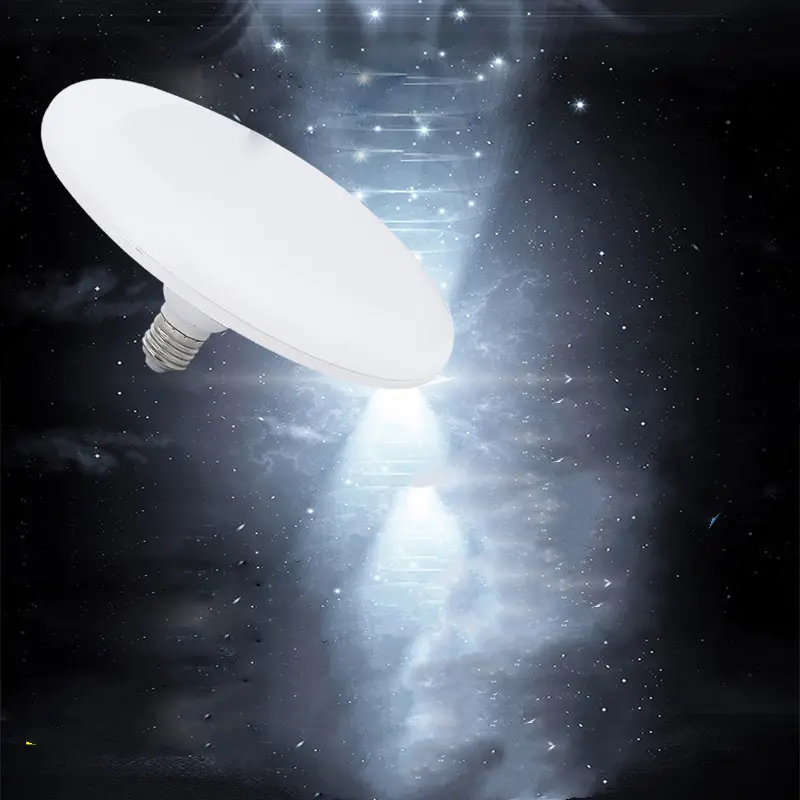 Led Golden Flying Saucer Bulb E27 Large