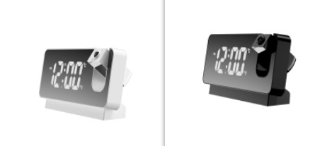 3D Projection LED Mirror Alarm Clock – Digital Display with Snooze - Image 6