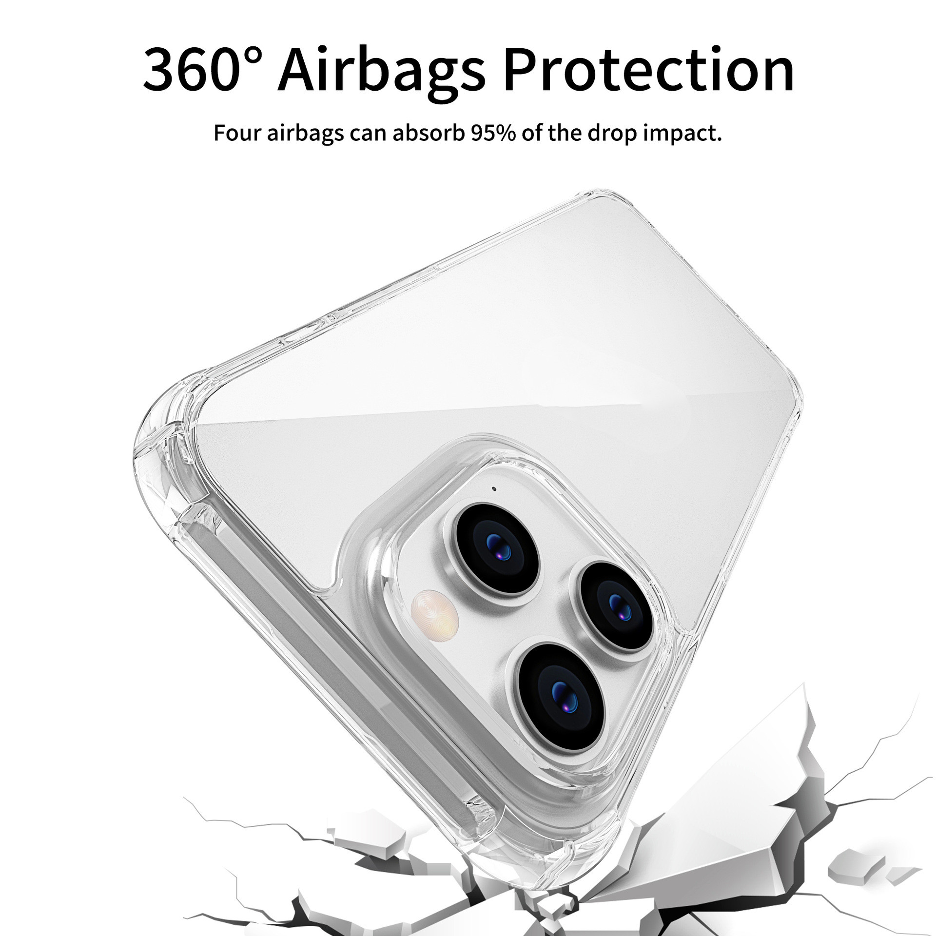 Transparent Fashion Personality Shockproof Phone Case - Image 3