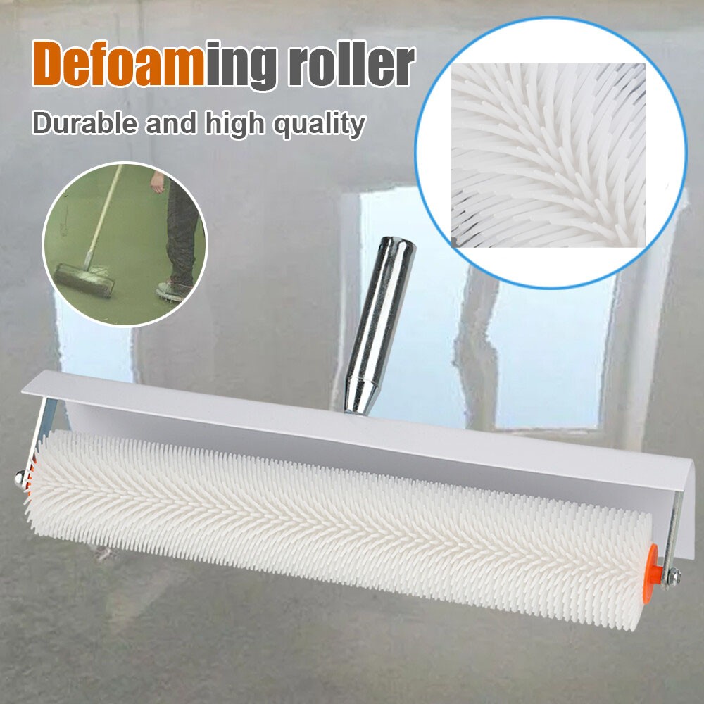 Spiked Roller Aeration 500x90mm Self Levelling Screed Flooring Tool 21mm Spikes 9