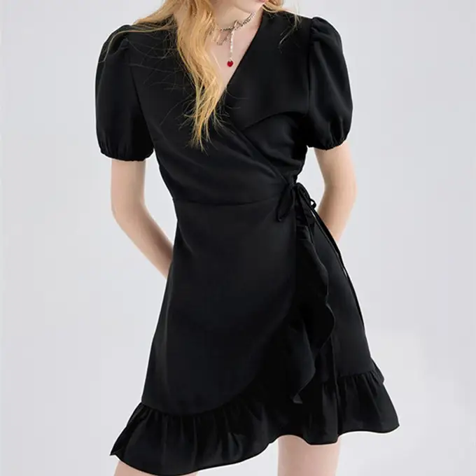 New Korean Version Of Women's Summer Dress With A Slim And Stylish Design