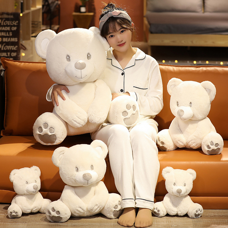 Sitting Little Stupid Bear Doll Plush Toy