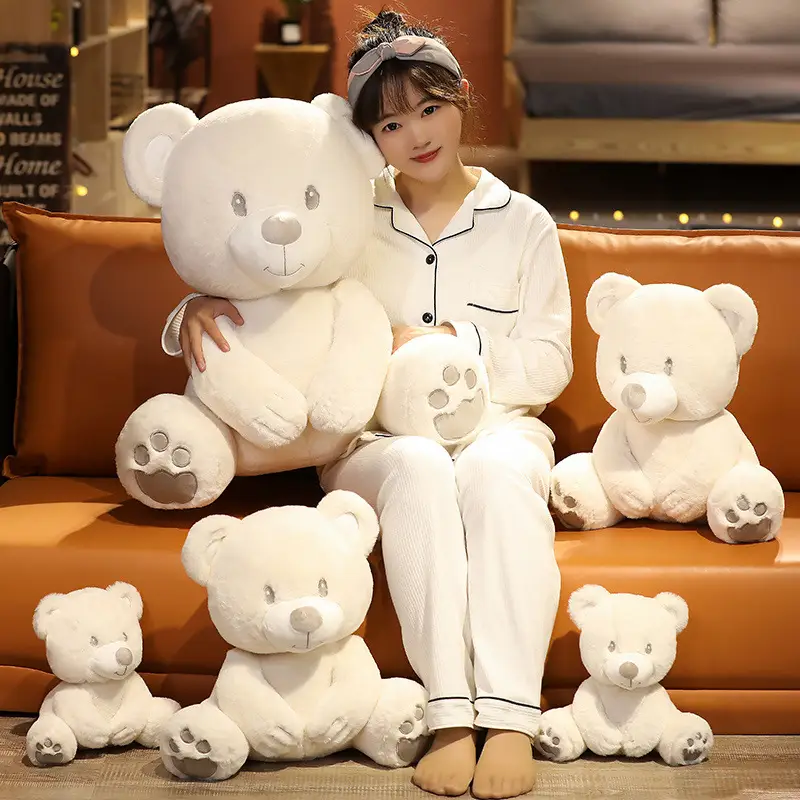 Sitting Little Stupid Bear Doll Plush Toy