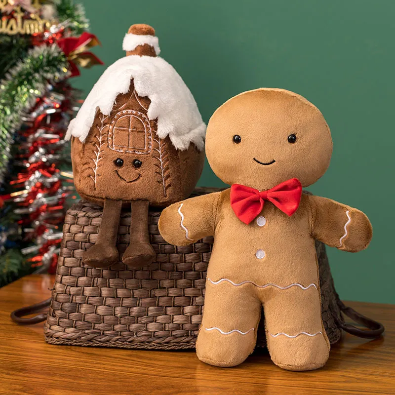 Christmas Gingerbread Man Igloo And Christmas Tree Plush Toy – image 4