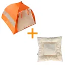 Orange Tent Upholstery