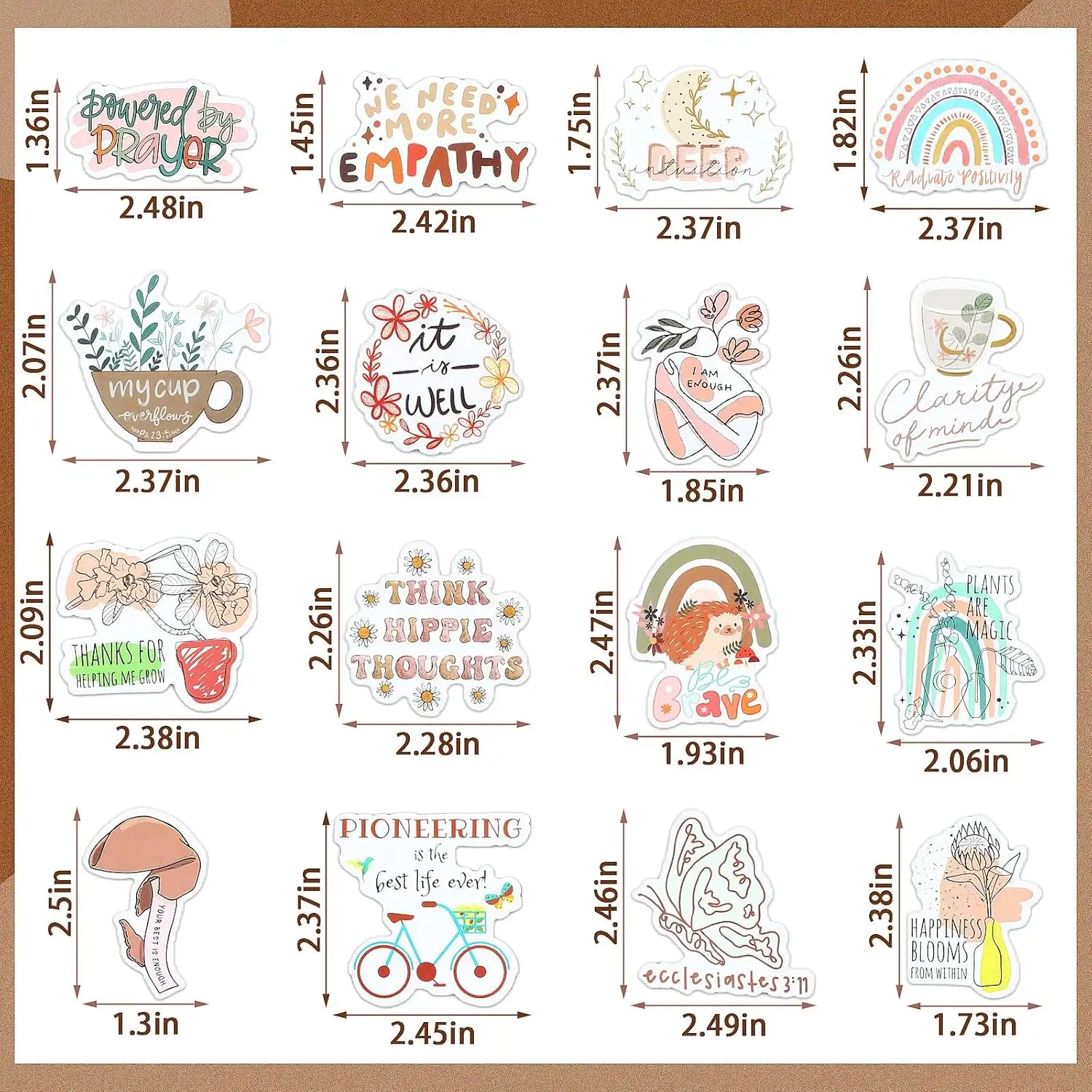 1 0 0 PCS Bible Verse Stickers, Inspirational Christian, Boho Bible Prayer Board, Religious Faith Phrase Stickers Study Supplies For Journaling Scrapbook Cleara