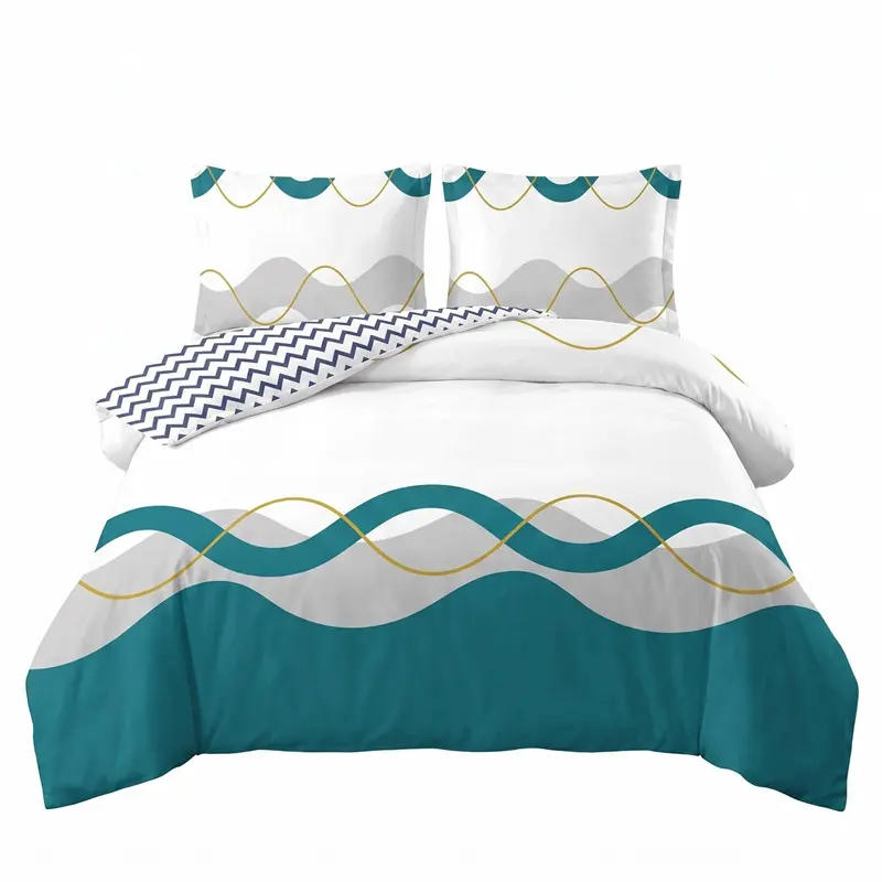 Reversible Duvet Cover Set, Heavyweight High-GSM Microfiber