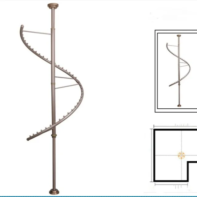 Wardrobe Closet 360 Degree Rotating Hanger Coat Hanger Gold Large - Shop at LoveMi