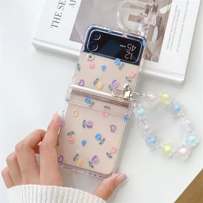 Transparent And Creative Folding Screen Phone Case