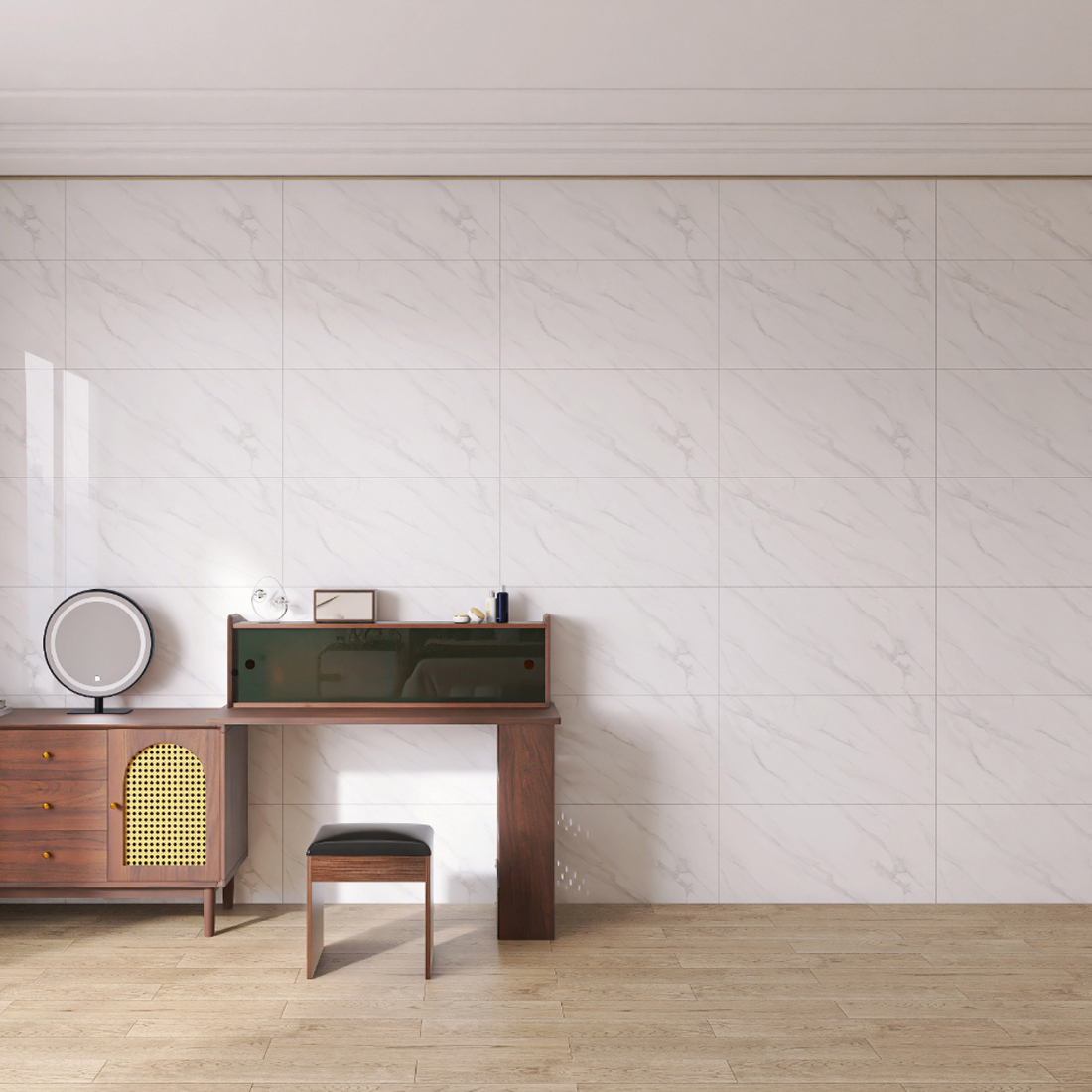 10x Marble Tiles Sticker Self-Adhesive Stick On Kitchen