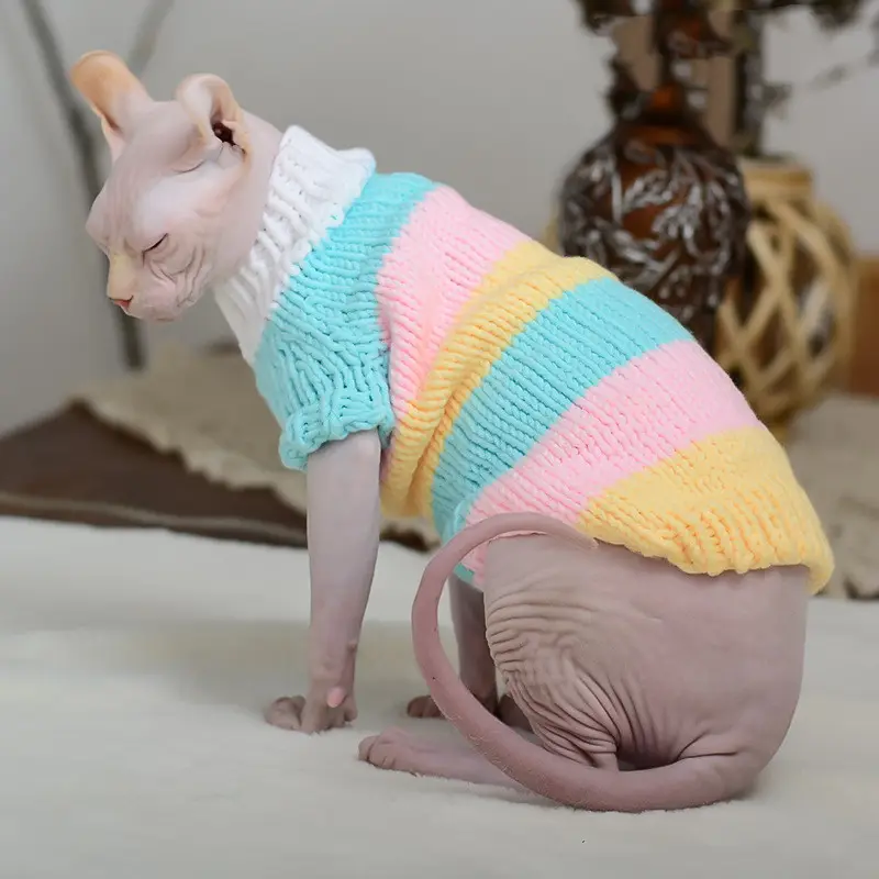 Hairless Cat Warm Sweater Pet Clothes