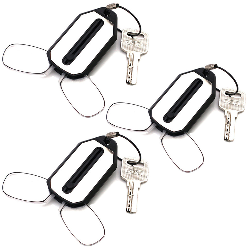 Title 4, Portable Mini Reading Glasses Keychain Clip Nose