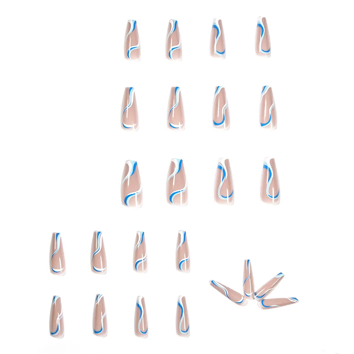 Wearing Nails Finished Soft False