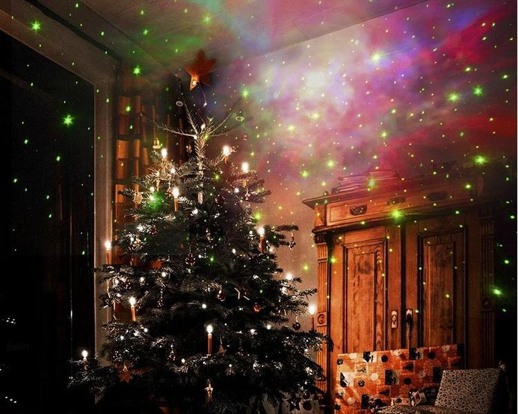 Children's Astronaut LED Projector Lamp With Telescope, White