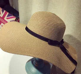 Summer Sunshade Big brimmed Beach Hat Khaki - Shop at LoveMi