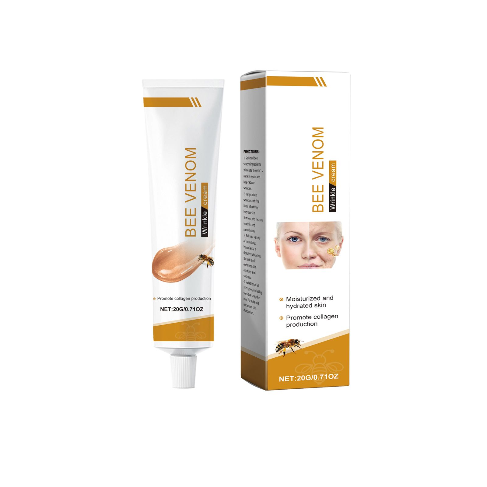 Bee V Enom Anti Wrinkle Tightening Cream 20g 1box
