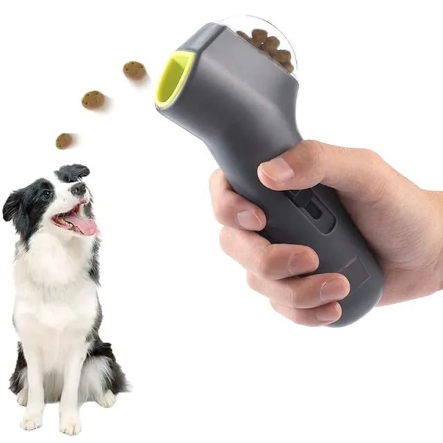 Dog Interactive Training Toy Pet Snack Catapult Launcher Outdoor Beach Toy Dog Cat Treat Launcher Snack Food Feeder Pet Supplies Gray - Shop at LoveMi