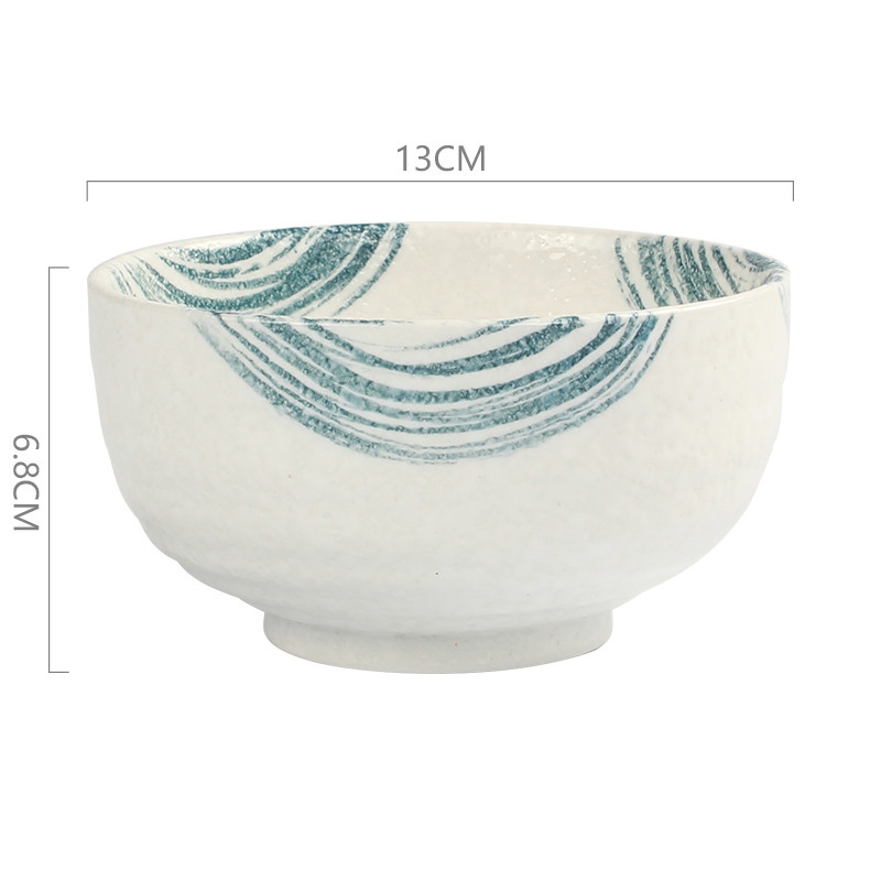 Title 1, Creative Personality Vintage Ceramic Rice Bowl