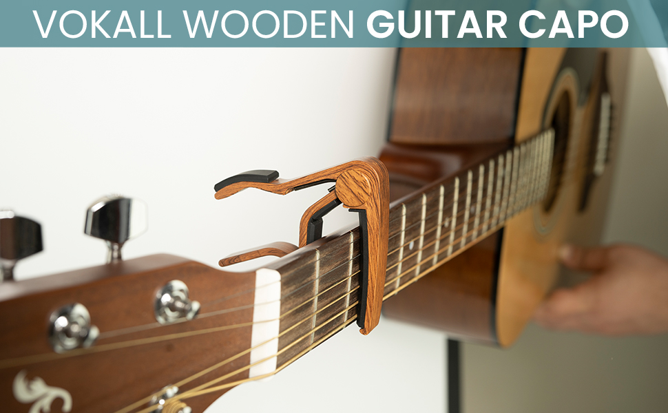 Vokall Wooden Guitar Capo