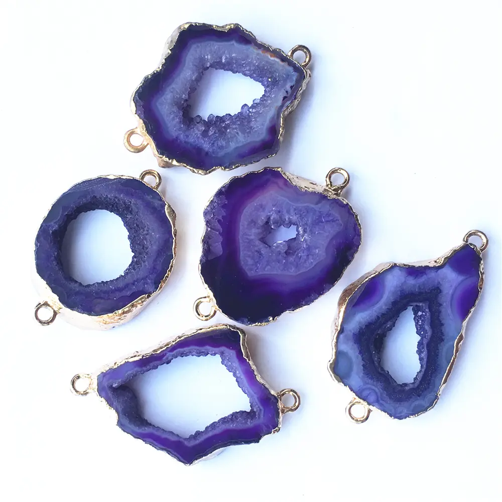 Purple Agate Piece String Bracelet Accessories