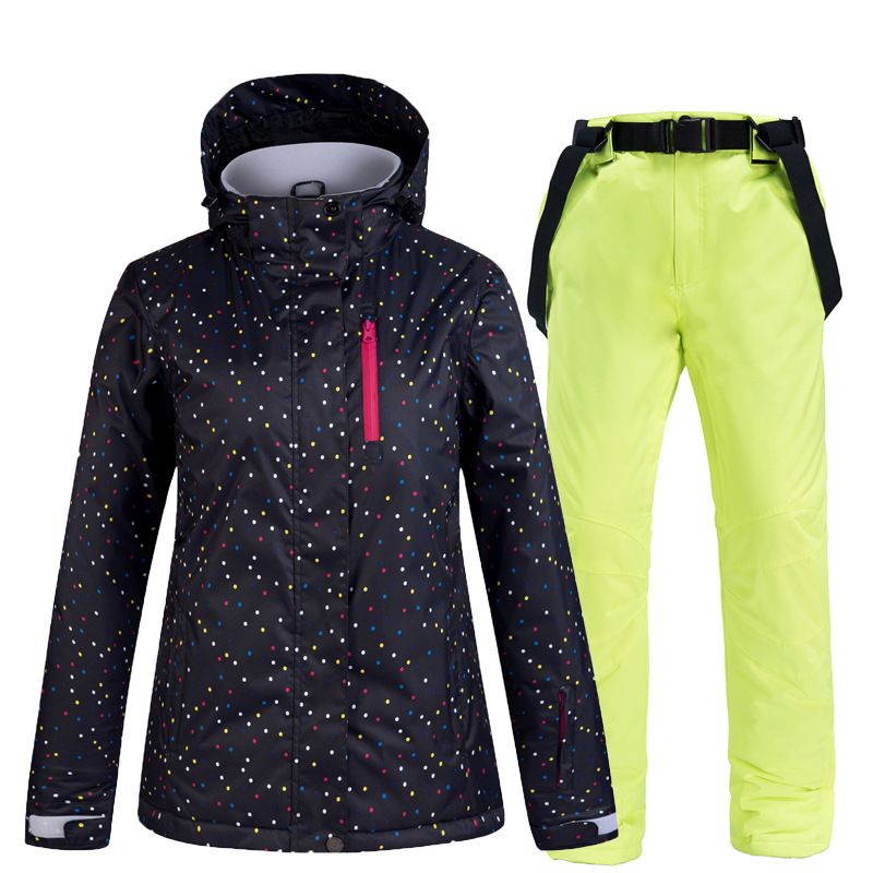 Title 6, Thickened Warm Outdoor Ski Suit Set Travel Equi...