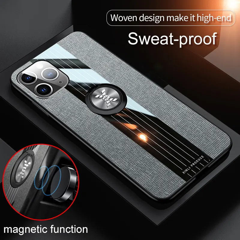 Fabric Ring Type Mobile Phone Case